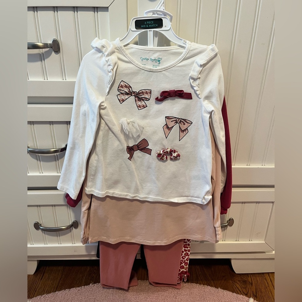 6 piece mix and match set